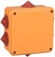 Коробка 100х100х50 6P IP55 (UKF30-100-100-050-6-4-09) Коробка распаячная огнестойкая с кабельными вводами