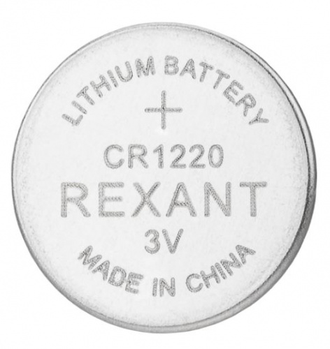 Батарейка литиевая CR1220 3В REXANT (39-1102)