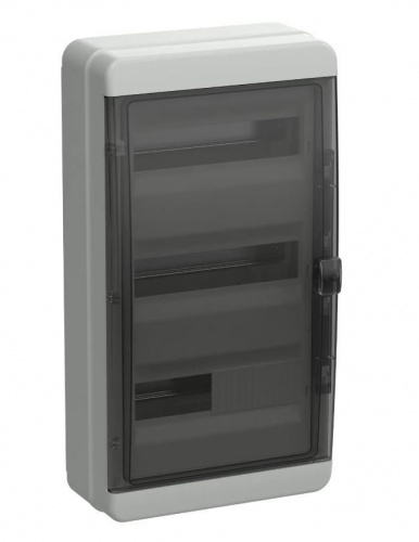 Корпус пластиковый КМПн-36 IP65 TEKFOR (TF5-KP72-N-36-65-K03-K02) Корпус пластиковый черная прозрачная дверь Корпус пластиковый КМПн-36 IP65 TEKFOR (TF5-KP72-N-36-65-K03-K02) Корпус пластиковый черная прозрачная дверь
