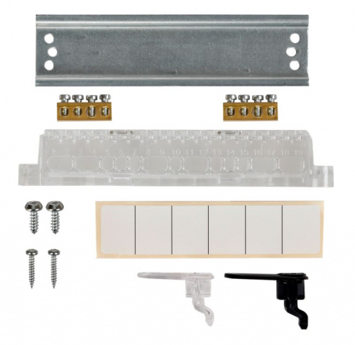 Корпус пластиковый UNION Compact ЩРН-П-6 IP41 черная прозрачная дверь (UIC-KP12-N-06-41-K01) фото 3