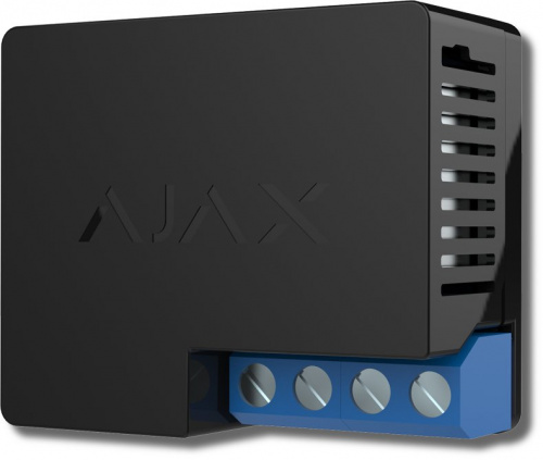 Ajax WallSwitch (black) Блок релейный радиоканальный