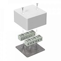 Коробка огнестойкая 85х85х45 (латунь) (40-0460-FR6.0-12-Е60) Коробка огнестойкая для открытой установки