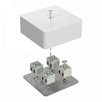 Коробка огнестойкая 75х75х30 (латунь) (40-0450-FR2.5-8-Е60) Коробка огнестойкая для открытой установки