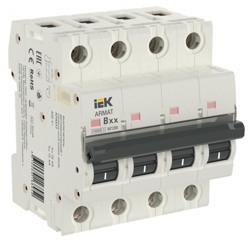 M10N 4P B 40А ARMAT (AR-M10N-4-B040) Автоматический выключатель