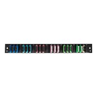 Панель лицевая для выдвижной оптической полки, 24 SC Duplex/24 LC Quadra, черный (DR-546145)