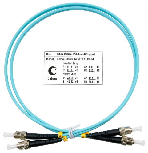FOP-50-ST-ST-15m (8501c) Патч-корд оптический FOP-50-ST-ST-15m (8501c) Патч-корд оптический