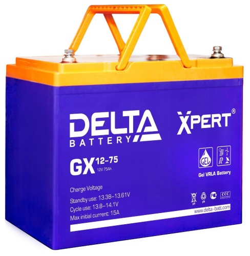 Delta GX 12-75 Аккумулятор герметичный свинцово-кислотный