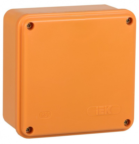 Коробка 100х100х50 6P IP44 (UKF20-100-100-050-6-6-09) Коробка распаячная огнестойкая с гладкими стенками