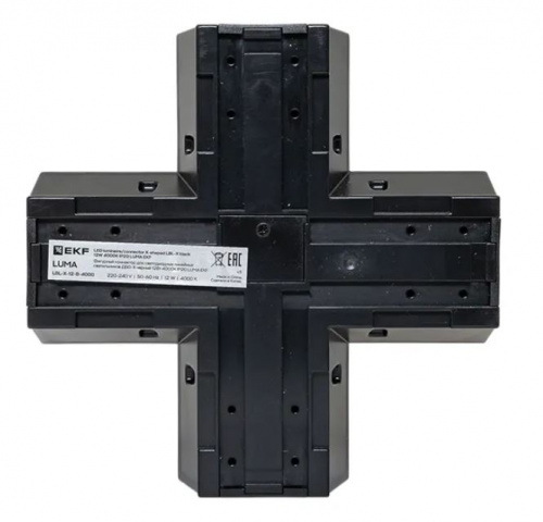 Фигурный коннектор для светильников ДБО-X 12Вт 4000К IP20 LUMA (LBL-X-12-B-4000) Соединитель фото 2