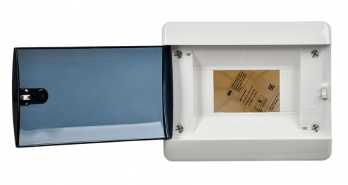Корпус пластиковый UNION Compact ЩРН-П-6 IP41 черная прозрачная дверь (UIC-KP12-N-06-41-K01) фото 6