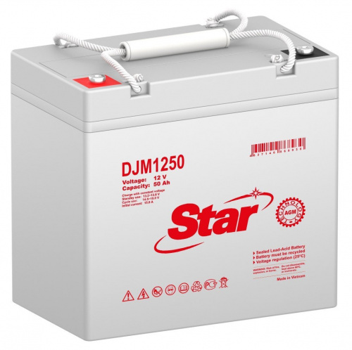 STAR DJM1250 Аккумулятор герметичный свинцово-кислотный STAR DJM1250 Аккумулятор герметичный свинцово-кислотный