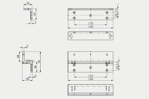 L+Z кронштейн для EMC 600 ALH L+Z кронштейн для EMC 600 ALH