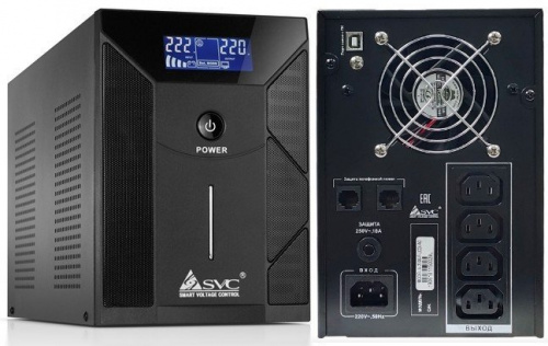SVC V-2000-F-LCD/A2 Источник бесперебойного питания SVC V-2000-F-LCD/A2 Источник бесперебойного питания