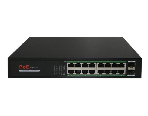 CO-SWP16GFv2 Коммутатор 16-портовый Gigabit Ethernet с PoE