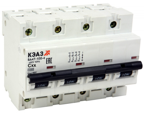 ВА47-100-4C100-УХЛ3 (10кА), КЭАЗ (318155)