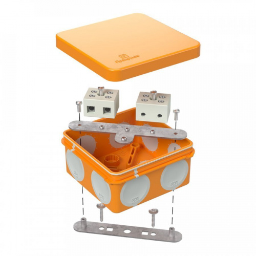 Коробка огнестойкая 80х80х40 (60-0210-FR10.0-4) Коробка огнестойкая для открытой установки Коробка огнестойкая 80х80х40 (60-0210-FR10.0-4) Коробка огнестойкая для открытой установки