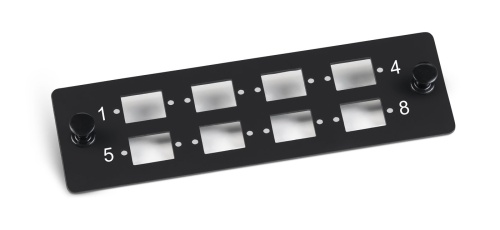FO-FP-8SC-S-BK (10804c) Адаптерная панель на 8 SC simplex