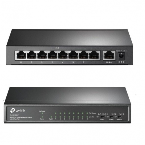 TL-SF1009P Коммутатор 8-портовый TL-SF1009P Коммутатор 8-портовый