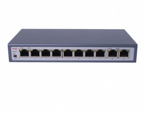 CO-SWP82G Коммутатор 8-портовый Gigabit Ethernet с PoE