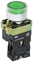 Кнопка LAY5-BW3361 с подсветкой зеленый 1з (BBT50-BW-K06) Кнопка с подсветкой