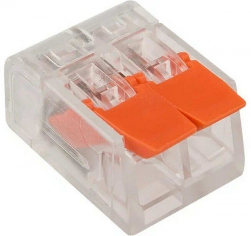 MX-412 (11399c) (10 шт) Клемма соединительная универсальная 2-х проводная MX-412 (11399c) (10 шт) Клемма соединительная универсальная 2-х проводная