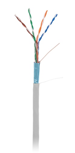 F/UTP 4pair, Cat5e, In, PVC (EC-UF004-5E-PVC-GY) Кабель «витая пара» (LAN) для структурированных систем связи