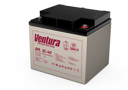 Ventura GPL 12-40 Аккумулятор герметичный свинцово-кислотный Ventura GPL 12-40 Аккумулятор герметичный свинцово-кислотный