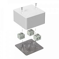 Коробка огнестойкая 85х85х45 (латунь) (40-0460-FR6.0-6-Е60) Коробка огнестойкая для открытой установки