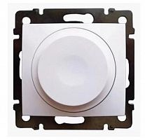 Valena DIY светорегулятор поворотно-нажимной универсальный LED 300Вт, скрытой установки, белый (695155)