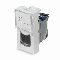 KJ-RJ45-Cat.6-SH-180T-FP-L-22,5 (11841c) Вставка Keystone Jack RJ-45