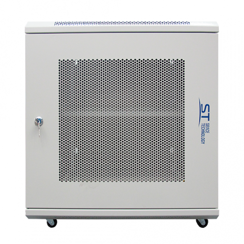 ST-NCP12U600 (серый) С ПОЛКОЙ Шкаф телекоммуникационный 19" настенный/напольный 12U