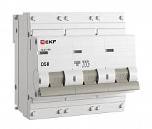 ВА 47-100 3P 50А (D) 10kA PROXIMA (mcb47100-3-50D-pro)
