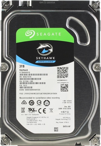 HDD 3000 GB (3 TB) SATA-III SkyHawk (ST3000VX010) Жесткий диск (HDD) для видеонаблюдения