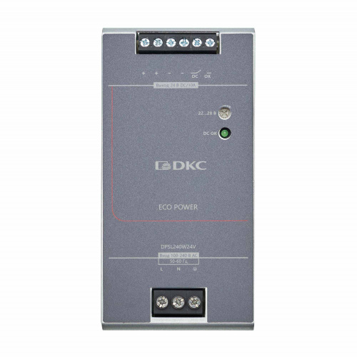 Источник питания однофазный, 240Вт, 10А, 24В (DPSL240W24V) фото 5