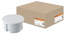 Распаячная коробка СП D80х40мм, крышка, серая, IP20, TDM (SQ1402-1004) Распаячная коробка СП