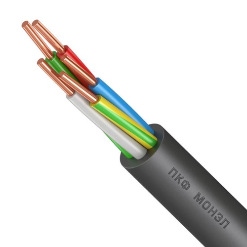 ВВГнг(А)-LS 5х6 ОК (N PE) 0,66кВ Монэл (УТ000026124) Кабель силовой, не распространяющий горение, не содержащих галогенов