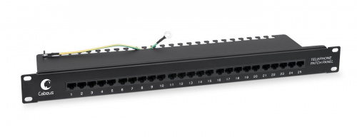 PL-25-TEL-Dual (8725c) Патч-панель 19"