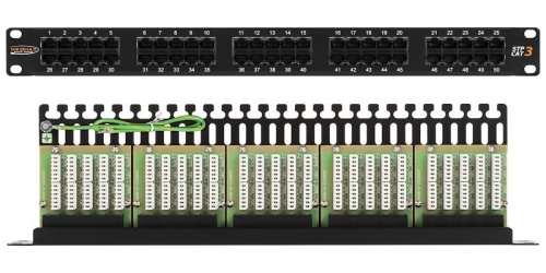 NMC-RP50UC3-1U-BK Патч-панель 19"