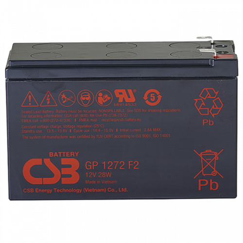 CSB GP 1272(25W) Аккумулятор герметичный свинцово-кислотный CSB GP 1272(25W) Аккумулятор герметичный свинцово-кислотный