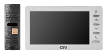 CTV-DP1701 S W (белый) Комплект видеодомофона