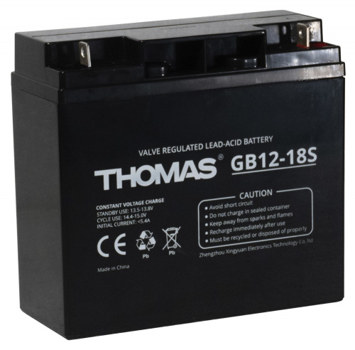 Thomas GB12-18S Аккумулятор