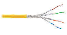 S/FTP 4pair, Cat8, Solid, In, LSZH (NKL 9385C-YL) Кабель «витая пара» (LAN) для структурированных систем связи