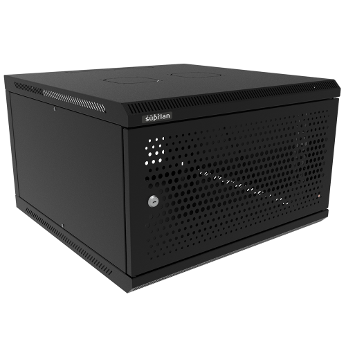 ТВС-6U-600-600-ПР-9005 (05-2068-B) Шкаф настенный телекоммуникационный
