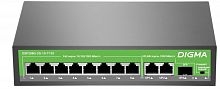 DSP208G-2G-1S-T120 (L2) 10х1Гбит/с 1SFP 8PoE 8PoE+ 120W Коммутатор с питанием по PoE