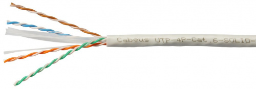 UTP-4P-Cat.6-SOLID-LSZH-GY (11108c) Кабель «витая пара» (LAN) для структурированных систем связи UTP-4P-Cat.6-SOLID-LSZH-GY (11108c) Кабель «витая пара» (LAN) для структурированных систем связи
