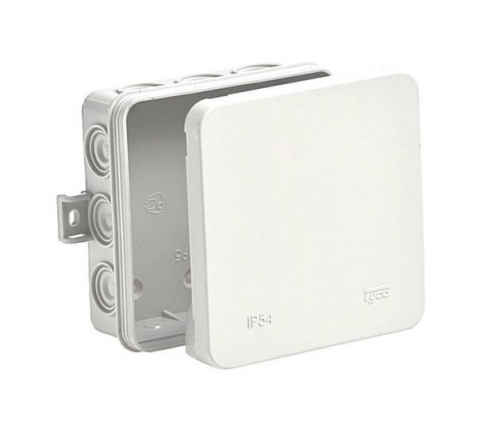 Коробка TYCO 100х100х35мм, белая (67095Б) Коробка распределительная ОП Коробка TYCO 100х100х35мм, белая (67095Б) Коробка распределительная ОП