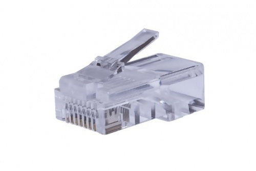 Коннекторы 8P8C U/UTP Cat.5e 50U (RJ-45) 2pb (100 шт) (10-0241) Коннектор Коннекторы 8P8C U/UTP Cat.5e 50U (RJ-45) 2pb (100 шт) (10-0241) Коннектор