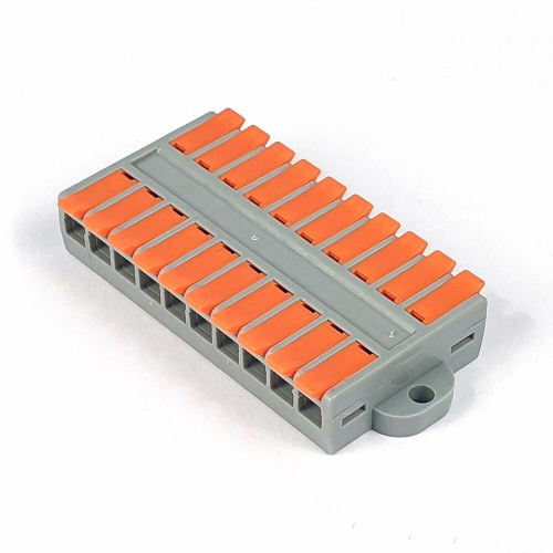 MX662-10R (11419c) Клемма соединительная универсальная проходная 10 полюсов MX662-10R (11419c) Клемма соединительная универсальная проходная 10 полюсов