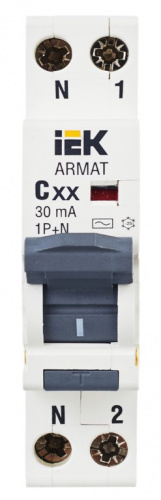 АВДТ B06S 1P+NP C6 30мА ARMAT (AR-B06S-1N-C06C030) Дифференциальный автоматический выключатель фото 4