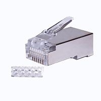 Коннекторы 8P8C FTP Cat.6 3U (RJ-45) (100шт) (10-0202) Разъем RJ-45